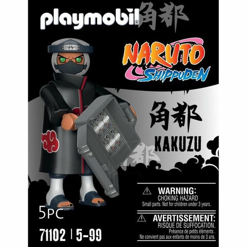 Action Figure Playmobil Naruto Shippuden - Kakuzu 71102 5 Pieces