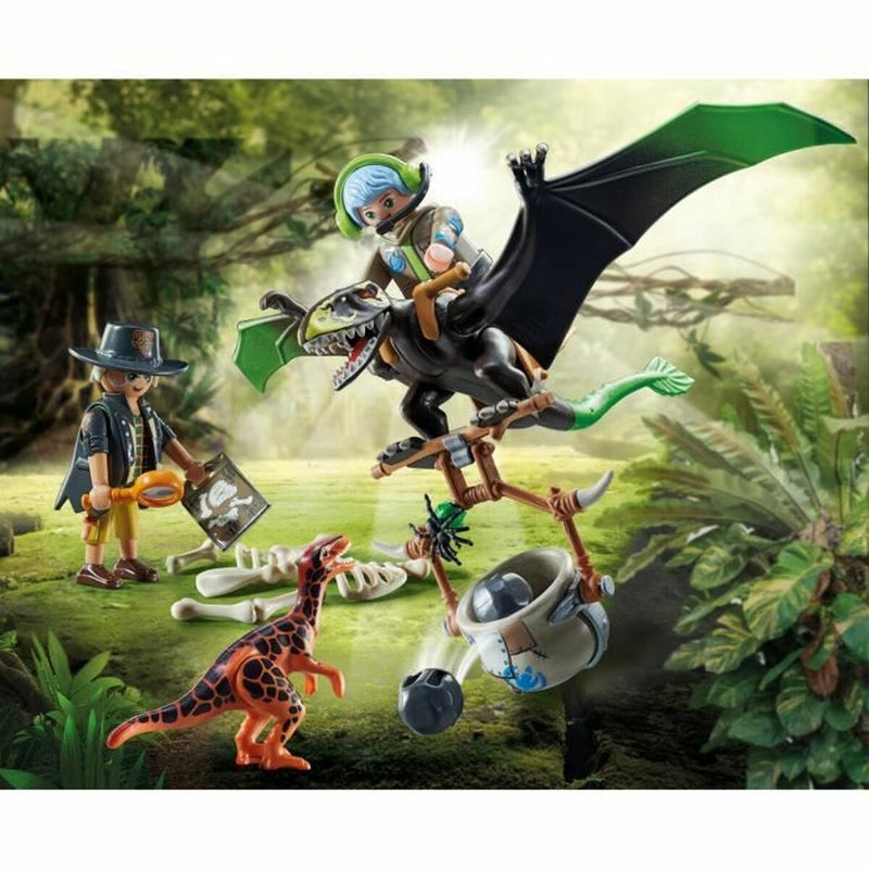 Playset Playmobil Dino Rise - Dimorphodon and Rangers 71263 30 Pieces