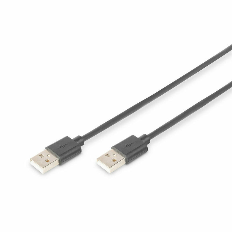 Cable Micro USB Digitus AK-300101-010-S Black 1 m