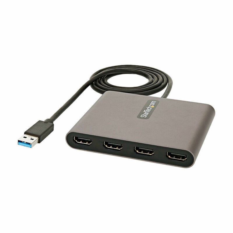 USB 3.0 to HDMI Adapter Startech USB32HD4 Black Grey Multicolour 1 m