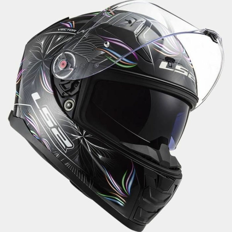 Full Face Helmet LS2 LS2V2TBW Black