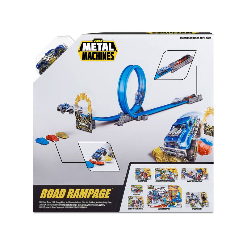 Launcher Track Zuru Metal Machines Road Rampage 30 x 6 x 30 cm