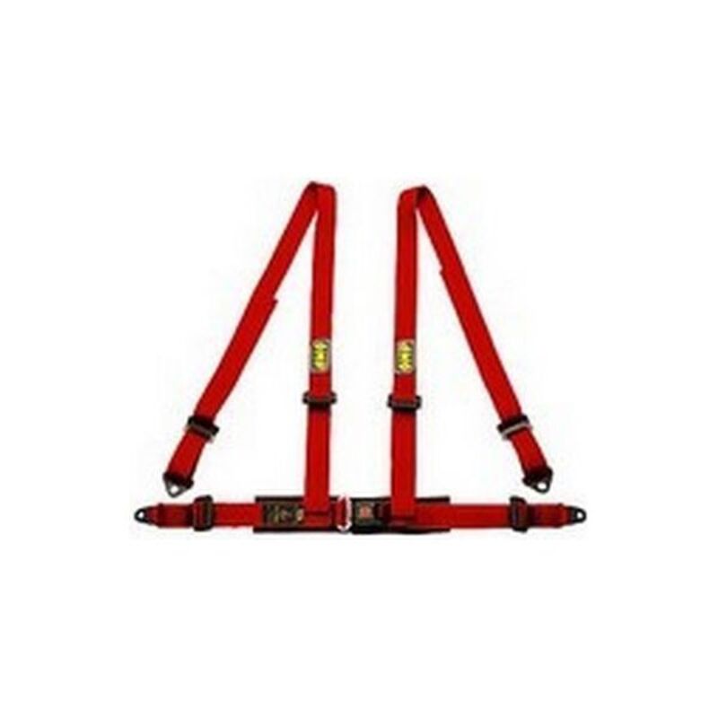 Harness with 4 fastening points OMP Road 4 Red