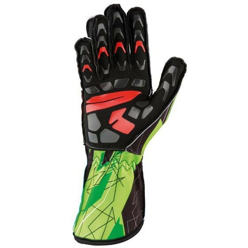 Karting Gloves OMP KS-2 ART Size M Green