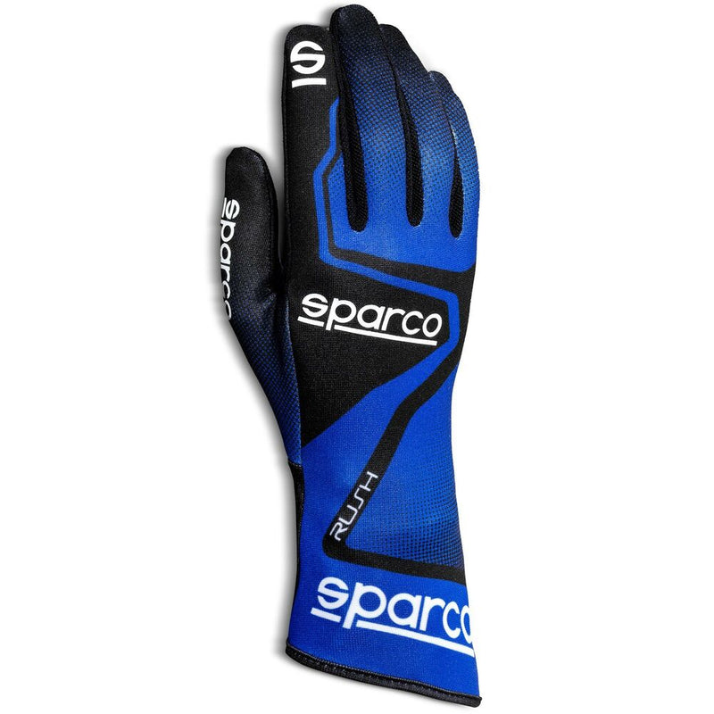 Men's Driving Gloves Sparco RUSH Blue/Black Size 10
