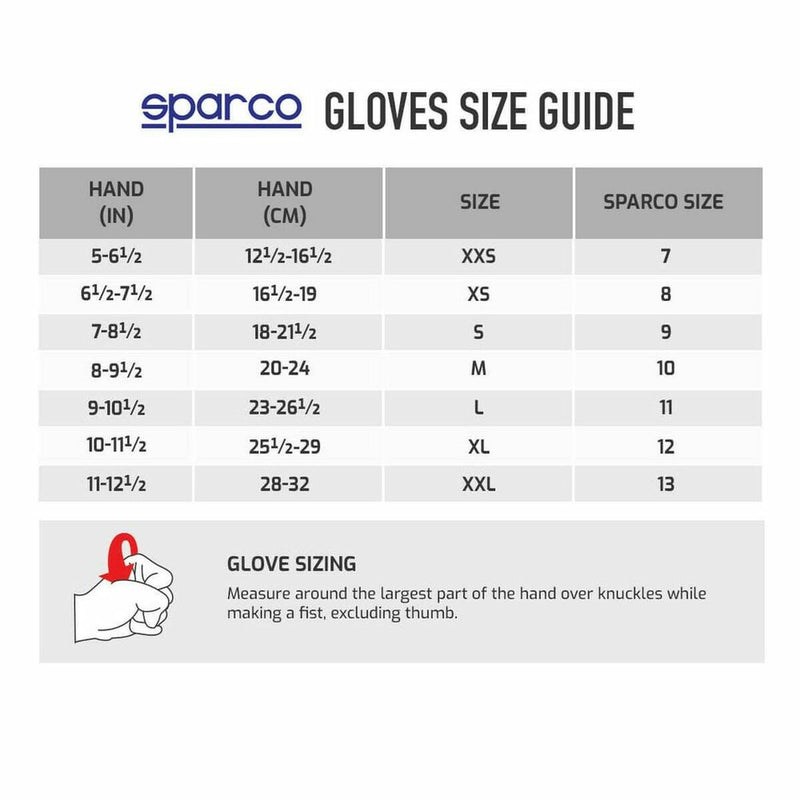 Gloves Sparco LAND Black Size 10