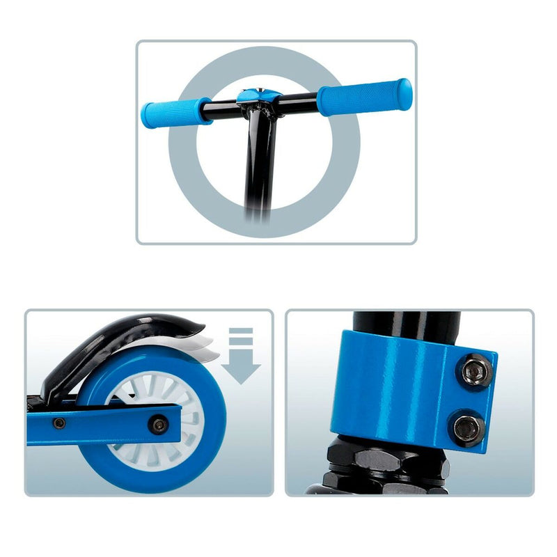 Scooter Colorbaby Black Blue 4 Units