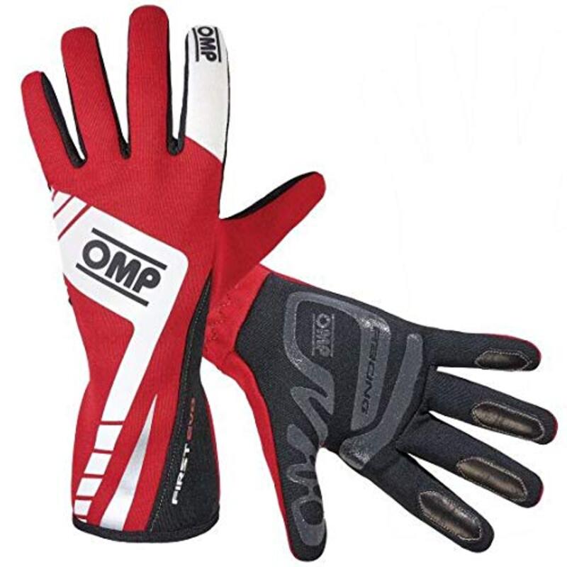 Men's Driving Gloves OMP OMPIB/767/R/L Red L