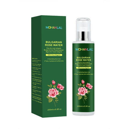 MOHANLAL® XL BULGAARSE 100% ROZENWATER ARGANOLIE 200ML | gezichtsreiniger, haarconditioner, make-up remover, toner
