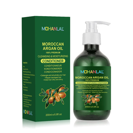 MOHANLAL® XL ARGANOLIE CONDITIONER 200ML | vermindert haaruitval, verwijdert droogheid, herstelt de gezondheid van het haar, herstelt beschadigd haar, maakt het haar zijdezacht en glanzend, voegt vocht toe | alle haartypes