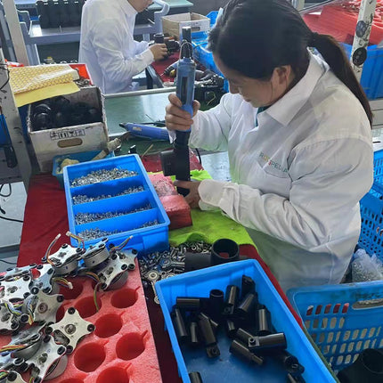 MOHANLAL® XL Massage Acupressuur Compressie Shiatsu Vibratie Klop & Rolmassage LED touchscreen met 6 massagekoppen in luxe koffer | Professioneel hand massage apparaat