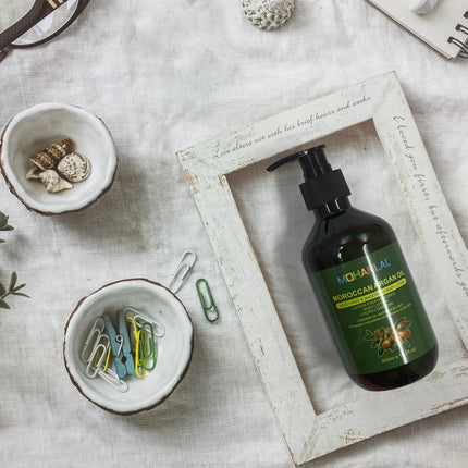 MOHANLAL® XL ARGAN OLIE BODY LOTION 300ML | universeel, verheldert de huid en egaliseert de tint, voedend en verfrissend | alle soorten huid