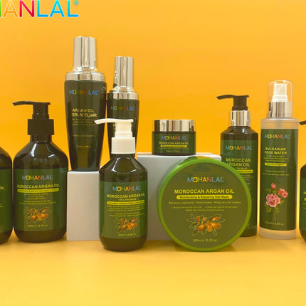 MOHANLAL® XL ARGAN OLIE BODY WASH 300ML | universeel, diepe reiniging, behandelt verschillende huidaandoeningen, vitamine E | alle soorten huid