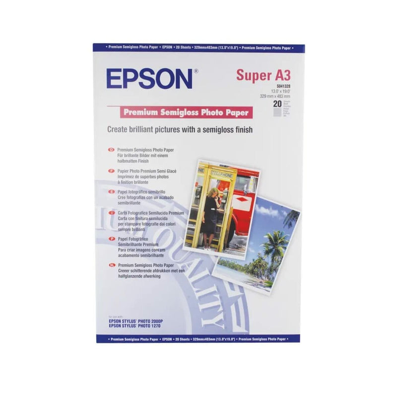 Satijn Foto Papier Epson A3 20 Lakens
