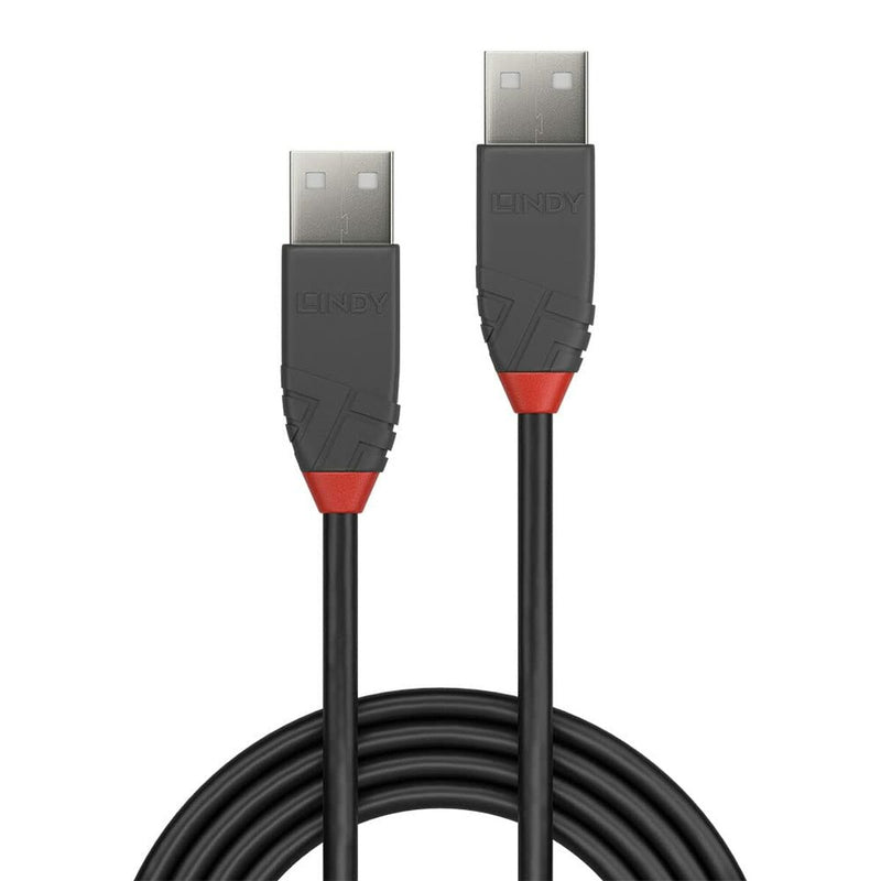 Cable Micro USB LINDY 36693 2 m Black Grey Multicolour