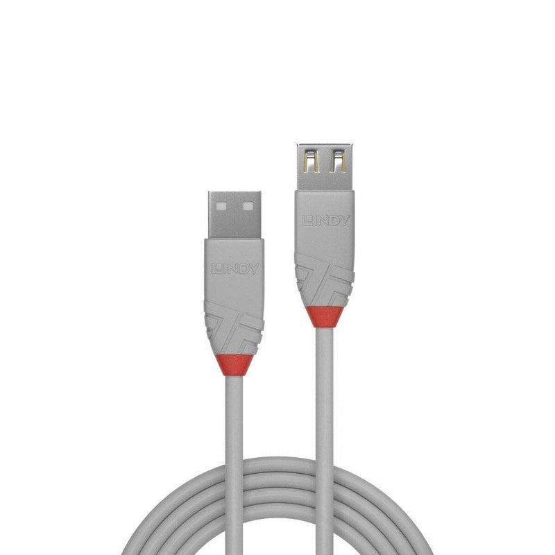 USB Cable LINDY 36713 2 m Black Grey