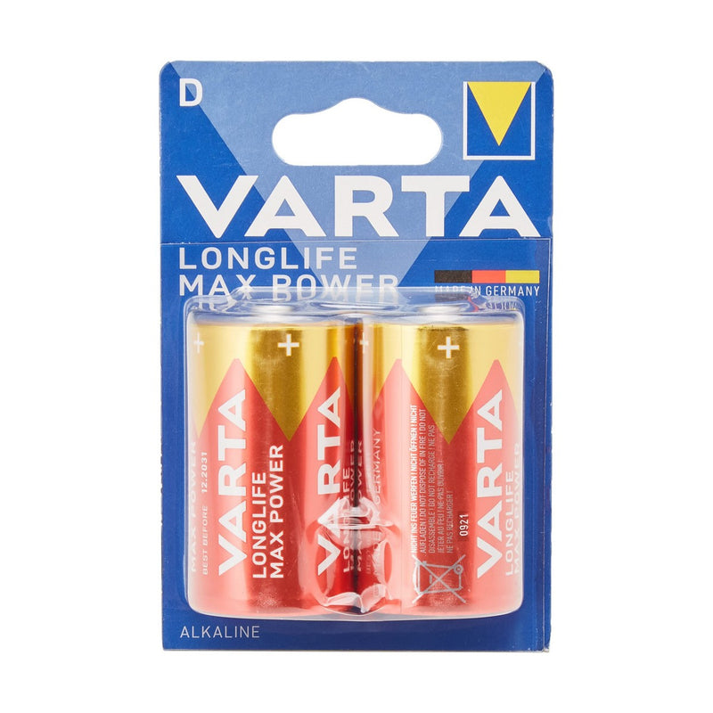 Batterijen Varta Long Life Max Power (2 Onderdelen)