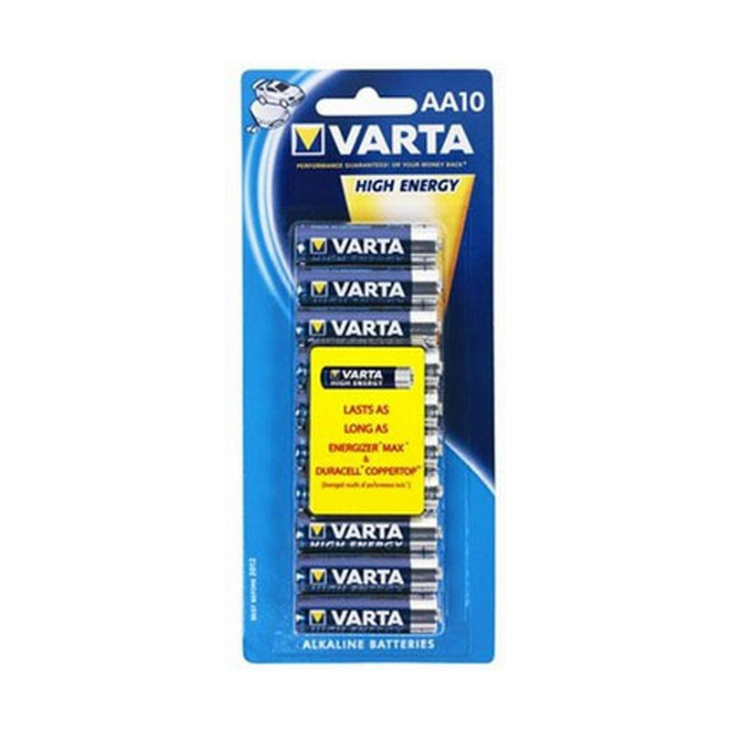 Batterijen Varta High Energy AA 10-pack (10 Onderdelen)