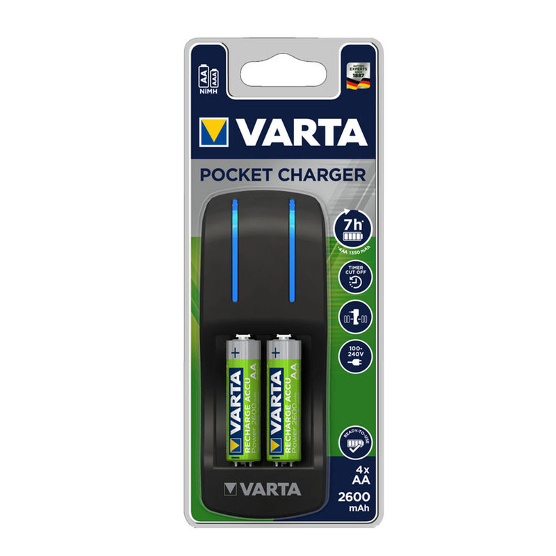 Batterijlader Varta Pocket 2 Batterijen AA/AAA