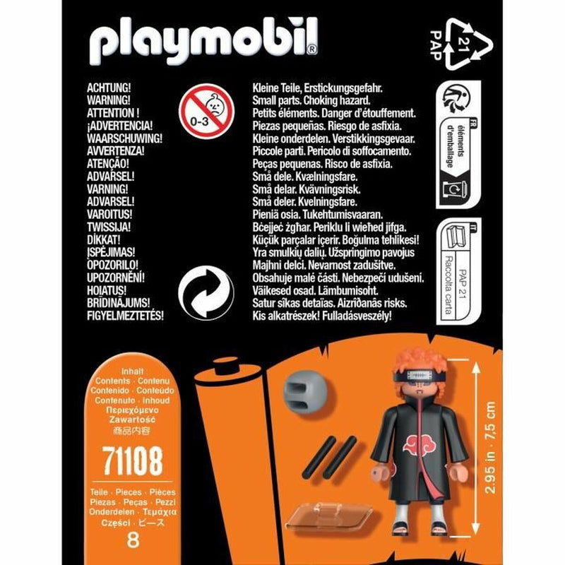 Action Figure Playmobil 71108 Pain 8 Pieces