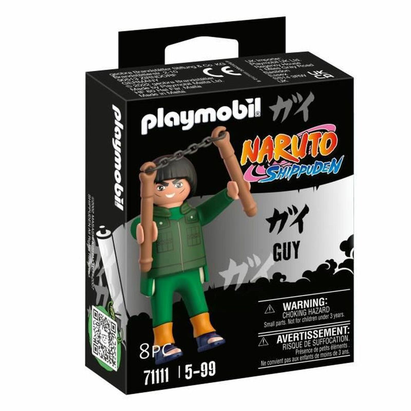 Figure Playmobil Naruto Shippuden - Guy 71111 8 Pieces