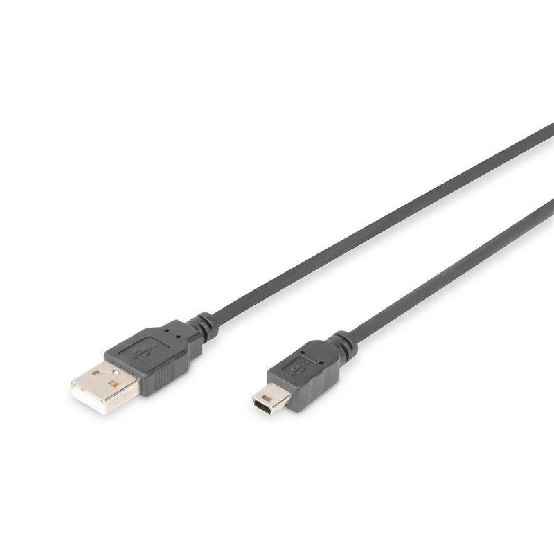 USB Cable Digitus AK-300108-030-S Black 3 m 1,8 m