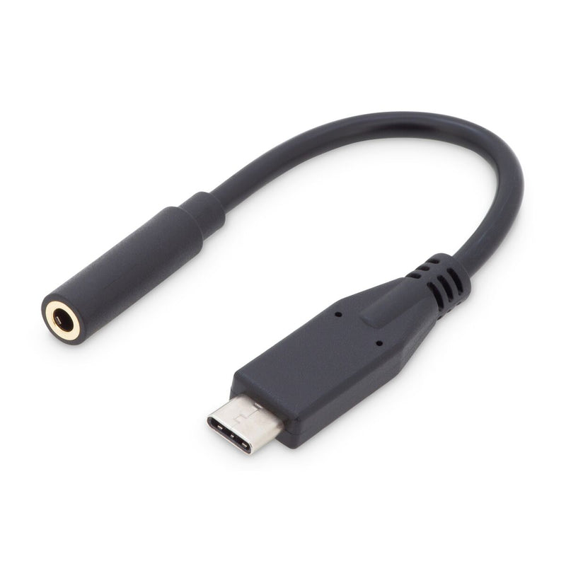 USB C to Jack 3.5 mm Adapter Digitus AK-300321-002-S 20 cm