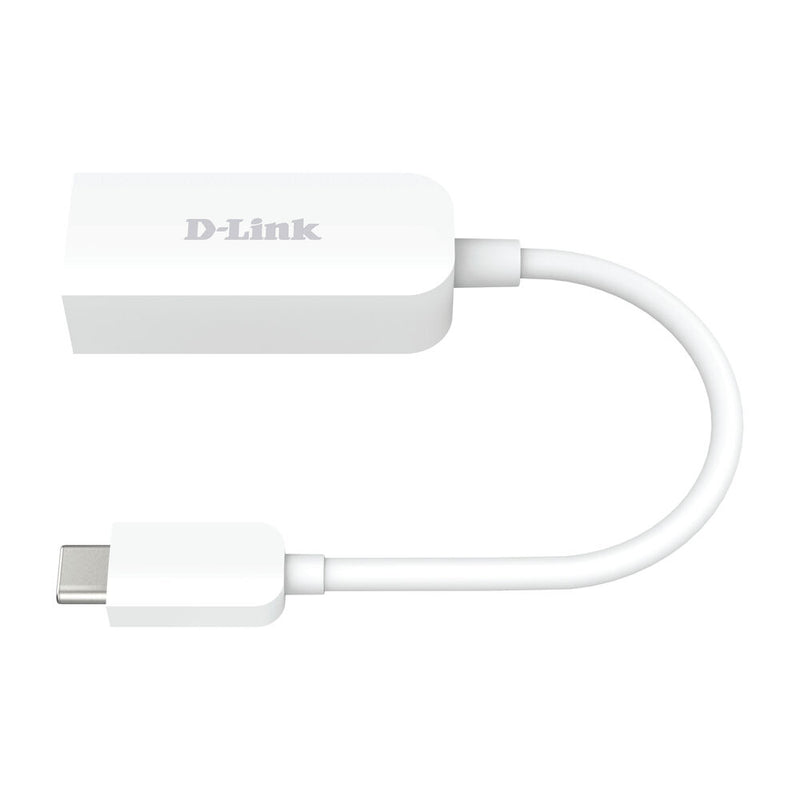 USB C to RJ45 Network Adapter D-Link DUB-E250 2500 Mbps White
