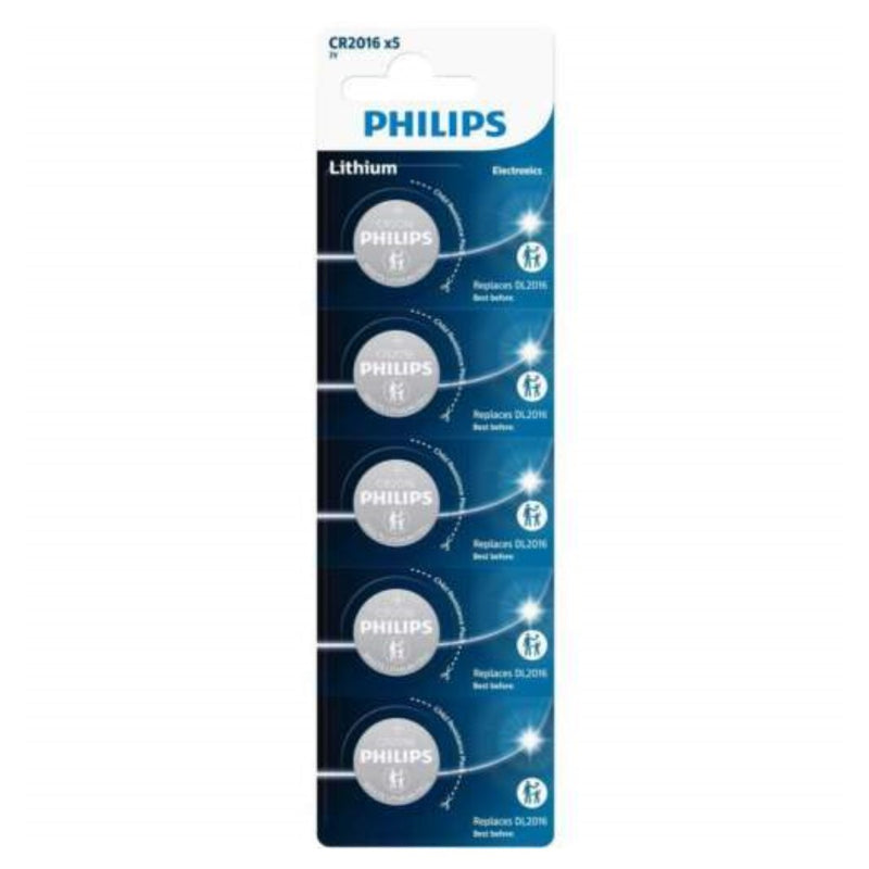 Lithium Knoopcel Batterij Philips CR2016 3 V