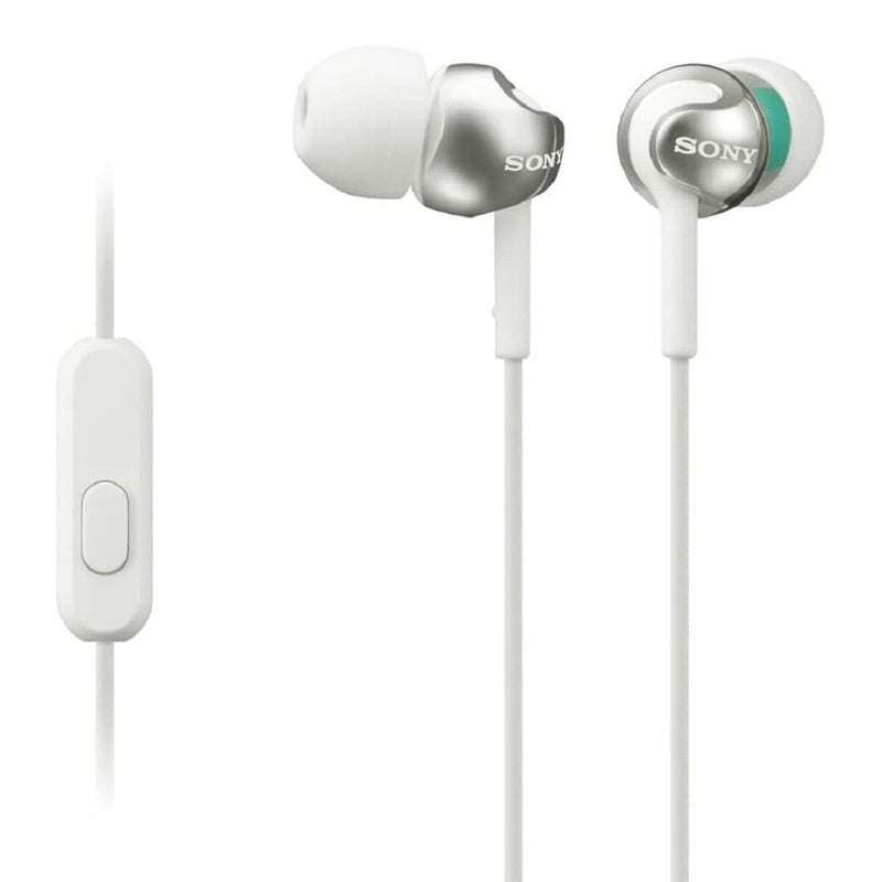 In-Ear oordopjes Sony MDR-EX110AP 3,5 mm Wit
