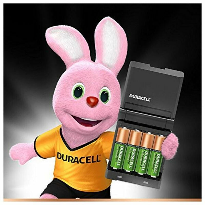 Oplader + Oplaadbare Batterijen DURACELL CEF27EU 2 x AA + 2 x AAA 1700 mAh 750 mAh