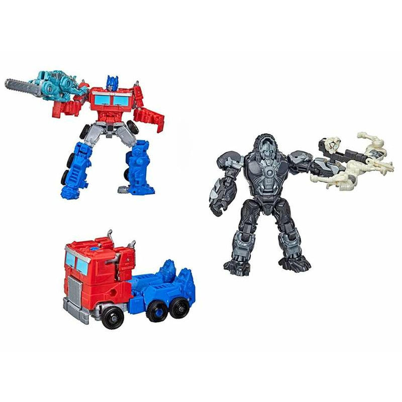 Transformable Super Robot Transformers Beast Weaponizers 2 Pieces
