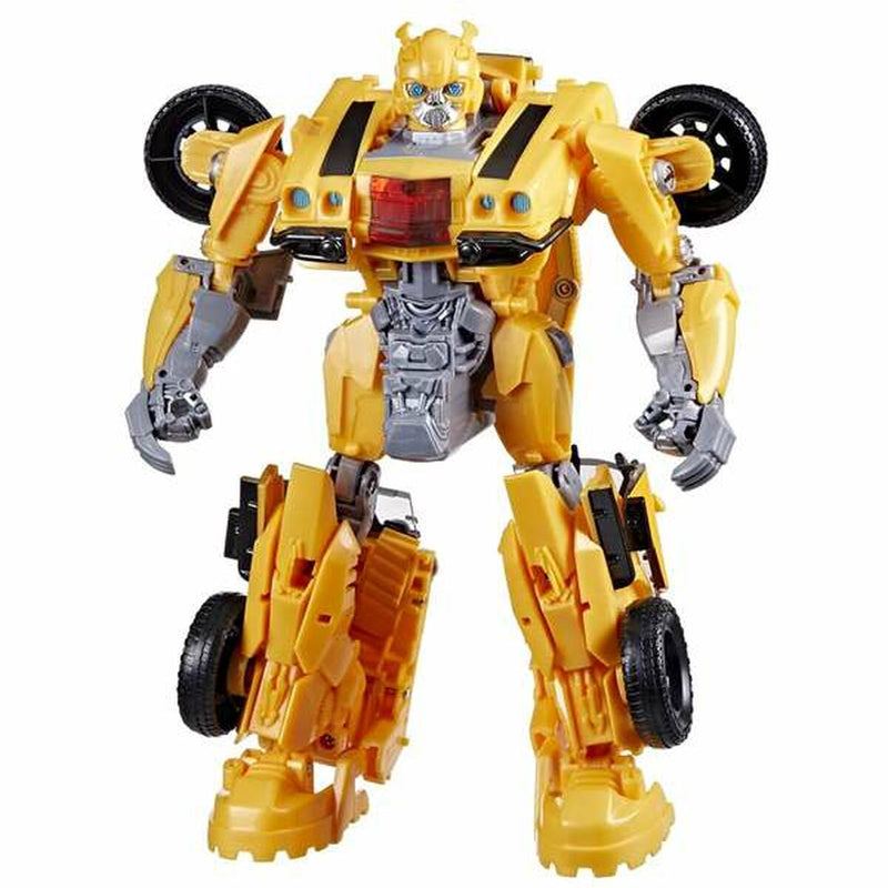 Transformable Super Robot Transformers Beast Mode Bumblebee Lights Sound Accessories 28 cm