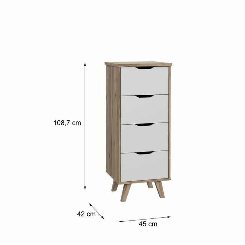 Chest of drawers Vankka Oak (45 x 42 x 108 cm)