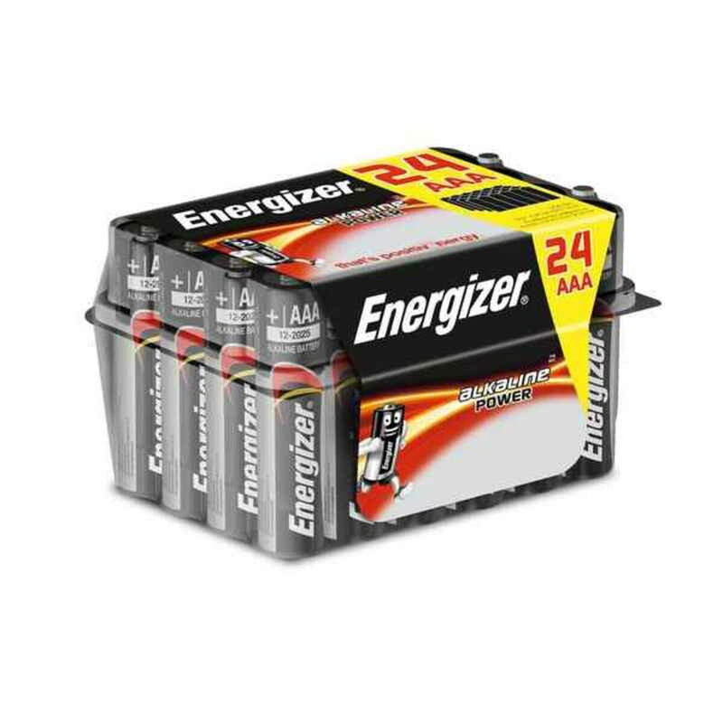Batterijen Energizer ALKALINE POWER VALUE BOX LR03 AAA (24 uds) Zwart