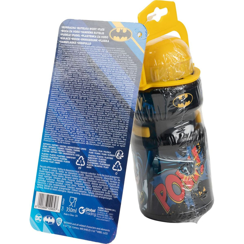 Children's Bike Bottle Batman CZ10969 Yellow/Black 350 ml Yellow