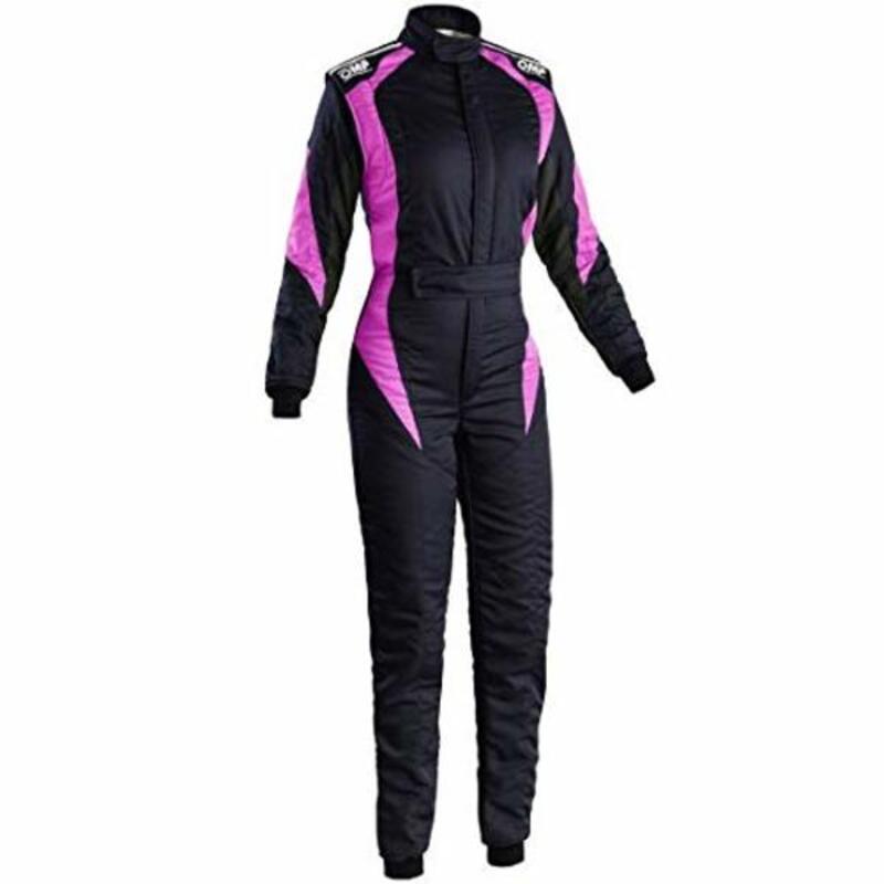 Racing jumpsuit OMP FIRST ELLE Black/Pink 44