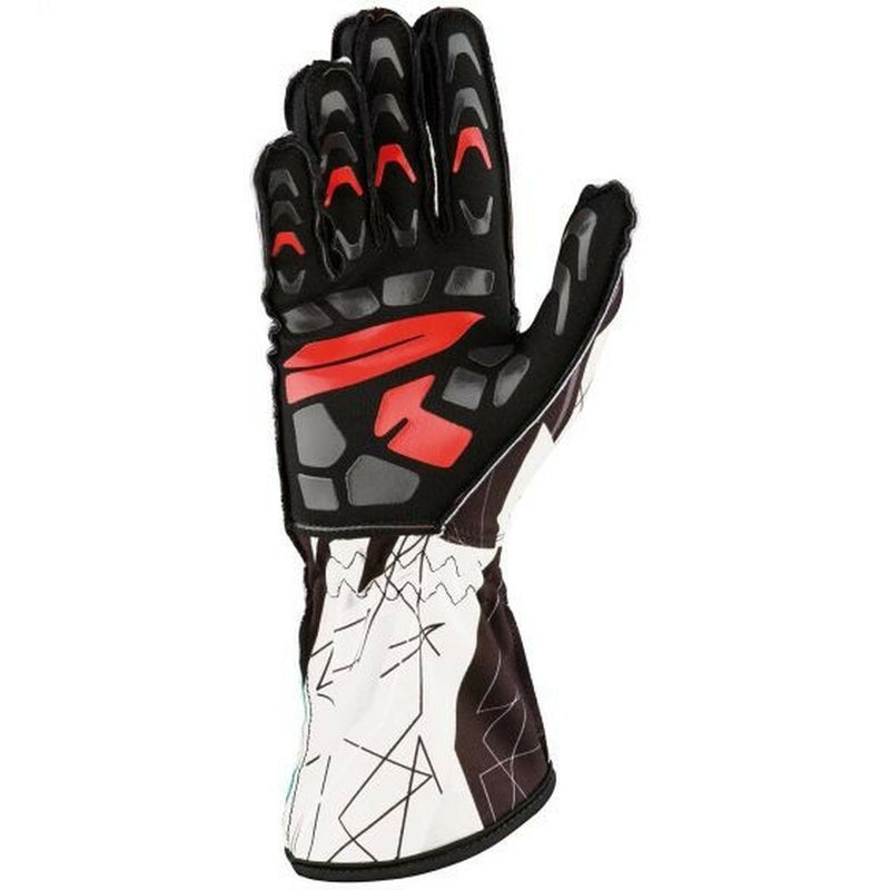 Karting Gloves OMP KS-2 ART Size M White
