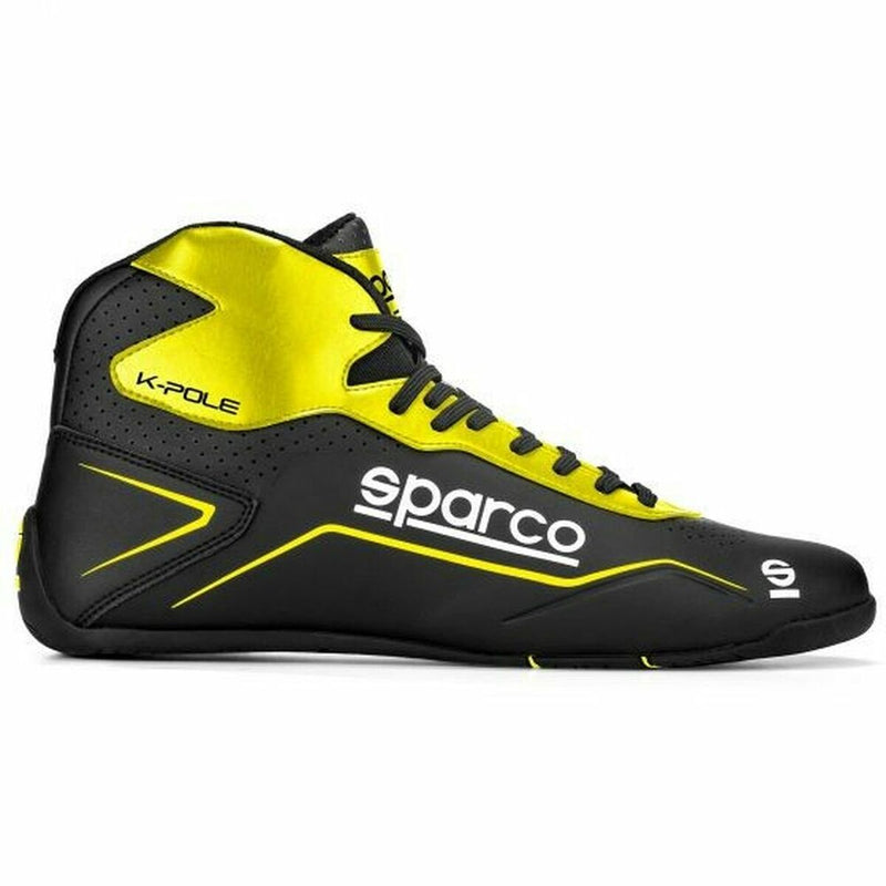 Racing Ankle Boots Sparco K-POLE Yellow Talla 47