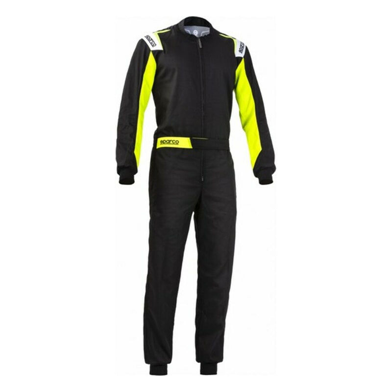 Karting Overalls Sparco Rookie Yellow Black (Size XL)