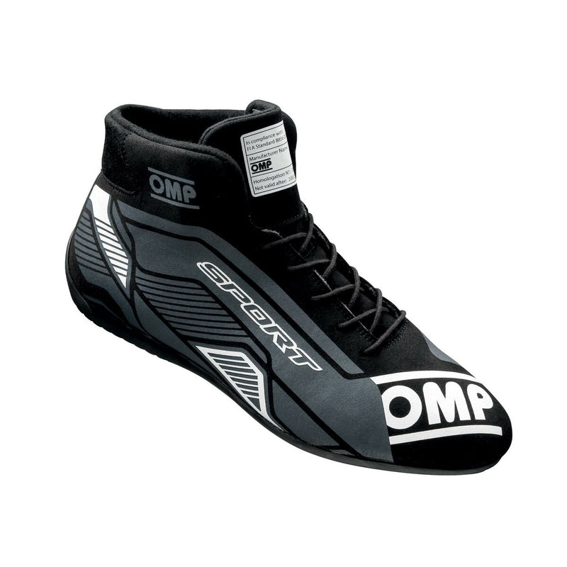 Racing Ankle Boots OMP Sport Black/White (Size 42)