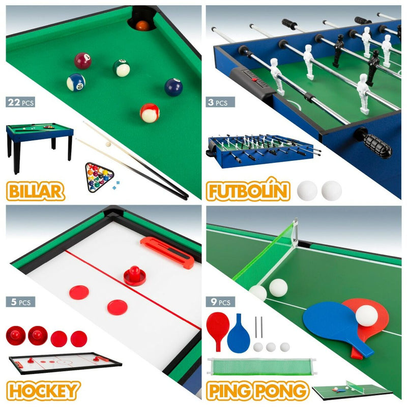 Multi-game Table Colorbaby 12-in-1 107 x 83,5 x 61 cm