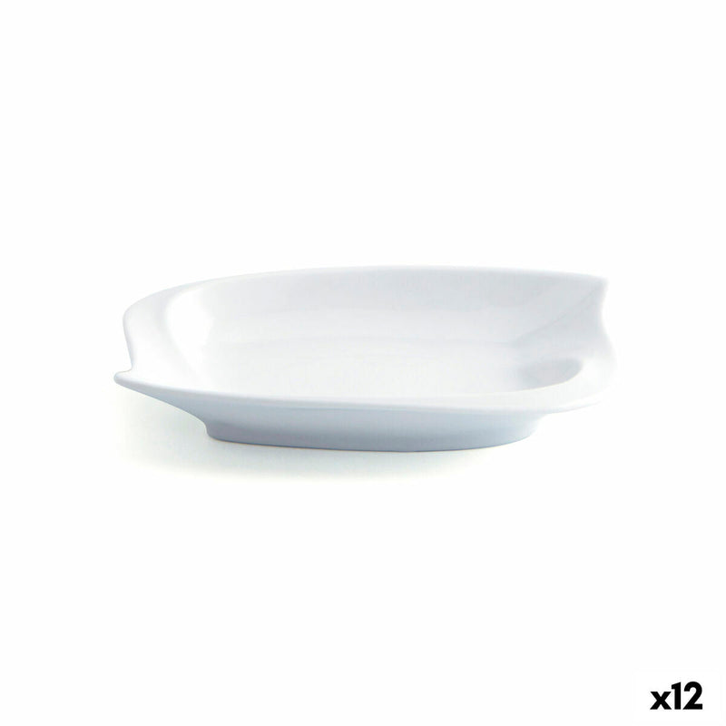 Plate Quid Gastro Fun Small Ceramic White (15,5 x 10 cm)