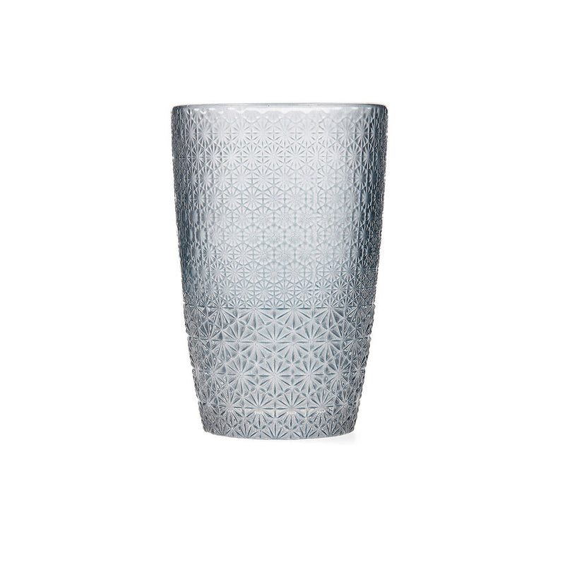 Set of glasses Bidasoa Ikonic 6 Units Grey Glass (35 cl)