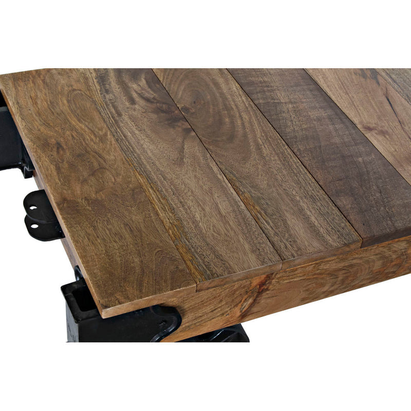Side table DKD Home Decor Metal Mango wood (120 x 56 x 41 cm)
