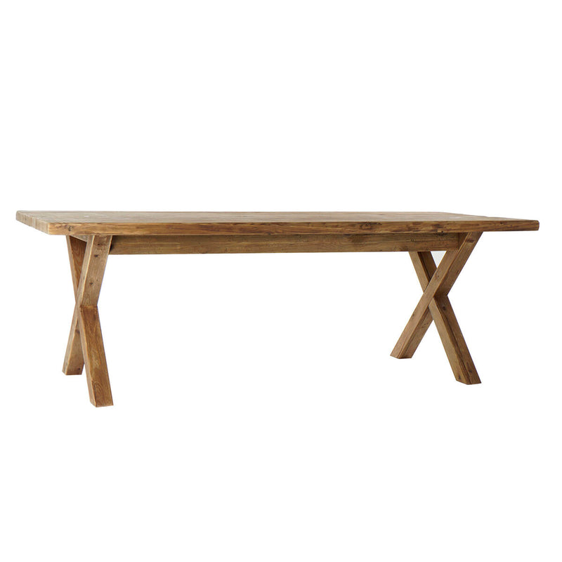 Dining Table DKD Home Decor Natural Recycled Wood (220 x 100 x 76 cm)