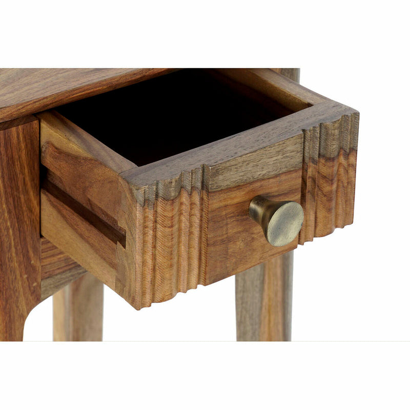 Side table DKD Home Decor Natural Modern (28 x 28 x 70 cm)