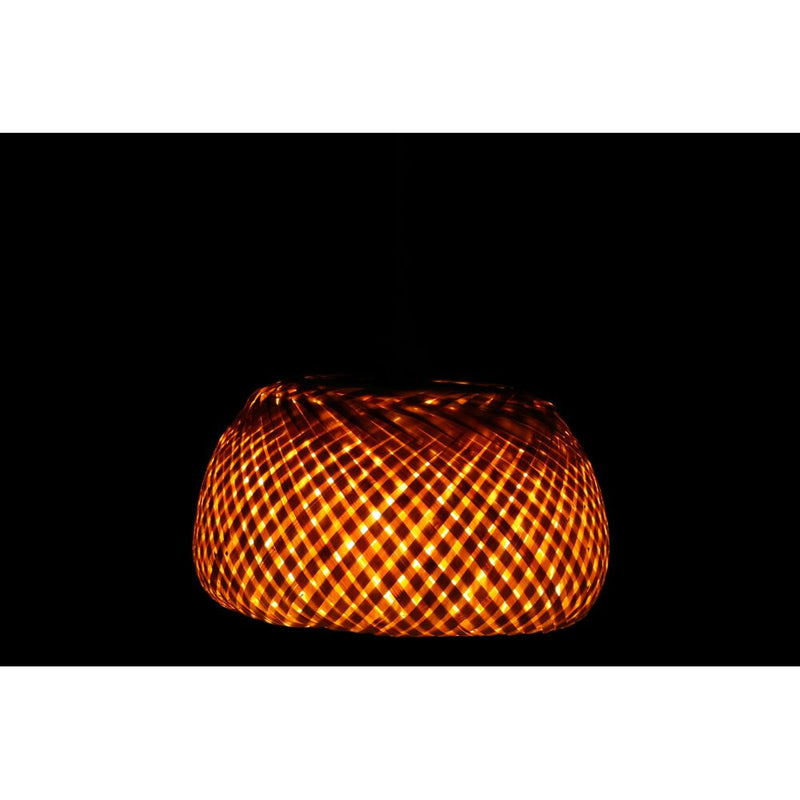Ceiling Light DKD Home Decor 2 Pieces Brown Bamboo 50 W (38 x 38 x 17 cm)