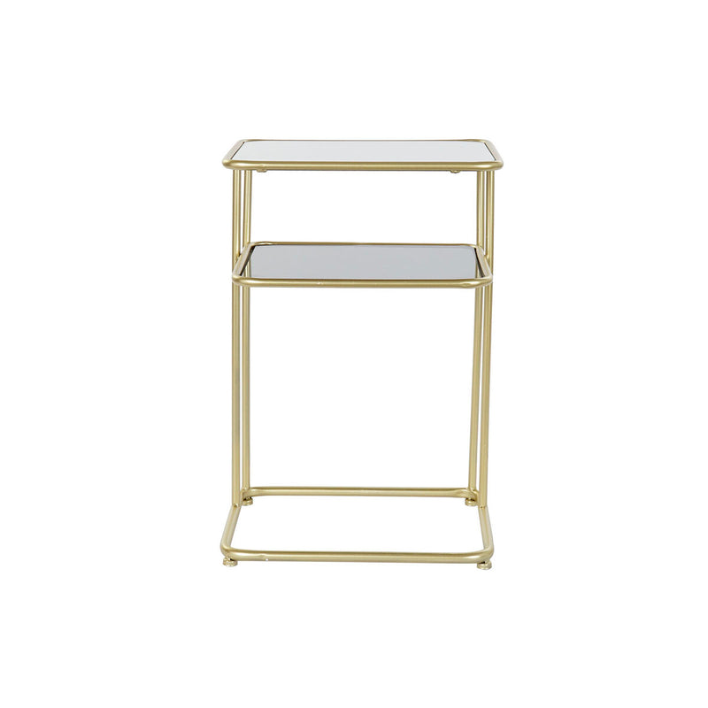 Side table DKD Home Decor Mirror Crystal Golden Metal (40 x 31 x 61 cm)