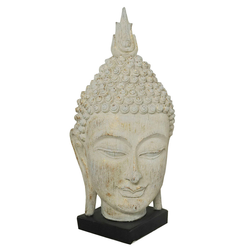 Decorative Figure DKD Home Decor Grey Buddha Resin (33 x 34 x 65 cm)